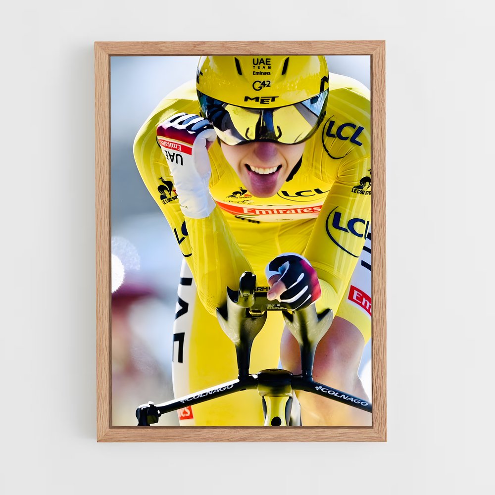 Poster Tadej pogacar selle – affiche Cyclisme (vue 4)